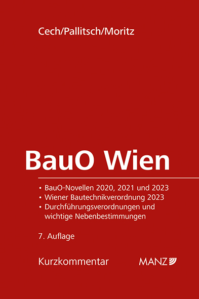 Bauordnung für Wien - Gerhard Cech, Philipp Pallitsch