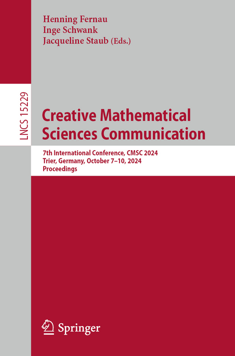 Creative Mathematical Sciences Communication - 