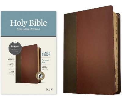 KJV Personal Size Giant Print Bible, Filament Edition, Brown -  Tyndale