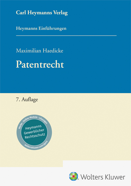 Patentrecht - Maximilian Haedicke