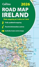 2026 Collins Road Map of Ireland - Collins Maps