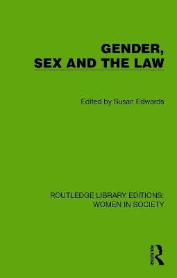 Gender, Sex and the Law - 