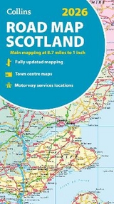 2026 Collins Road Map of Scotland - Collins Maps