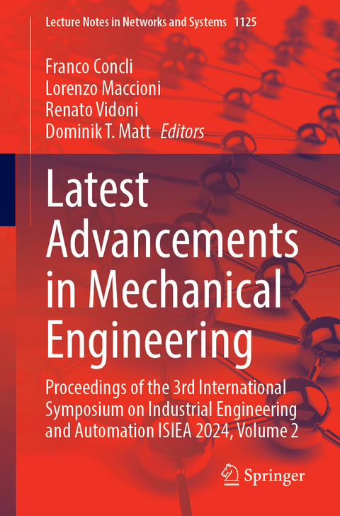 Latest Advancements in Mechanical Engineering - 