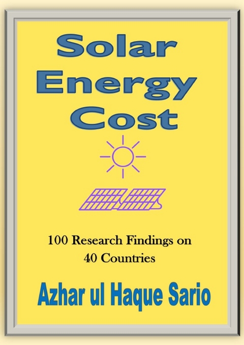 Solar Energy Cost - Azhar Ul Haque Sario