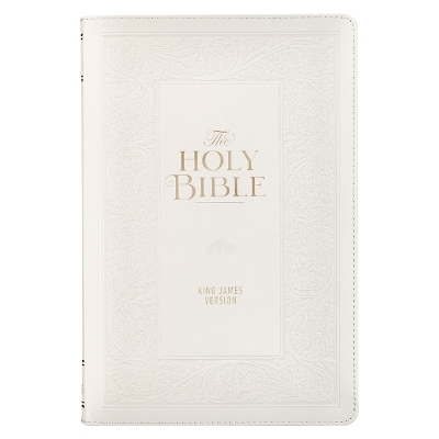 KJV Bible Giant Print Standard Faux Leather White - 