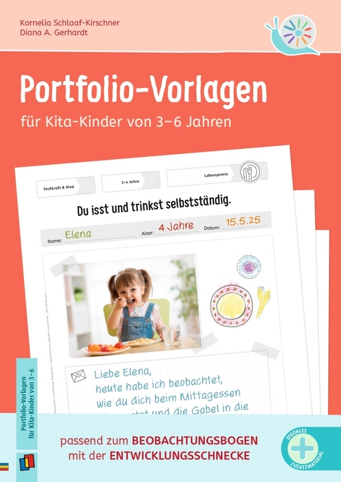 Portfolio-Vorlagen für Kita-Kinder von 3–6 Jahren - Kornelia Schlaaf-Kirschner, Diana A. Gerhardt