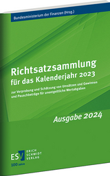 Richtsatzsammlung für das Kalenderjahr 2023 - 