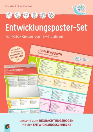 Entwicklungsposter-Set für Kita-Kinder von 3–6 Jahren - Kornelia Schlaaf-Kirschner