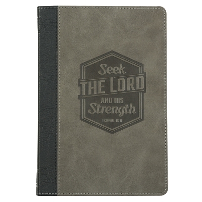 Journal Classic Gray Seek the Lord 1 Chron. 6:11 - 