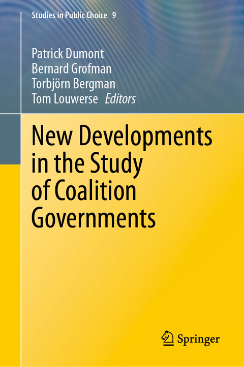 New Developments in the Study of Coalition Governments - 