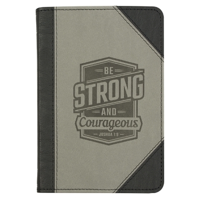 Journal Handy Black Be Strong and Courageous Josh. 1:9 - 