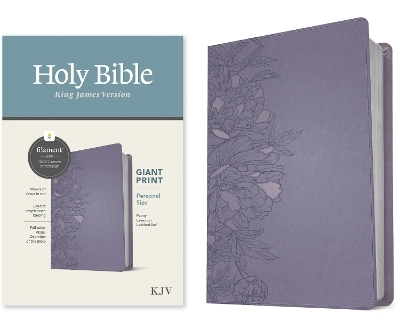 KJV Personal Size Giant Print Bible, Filament Ed., Lavender -  Tyndale