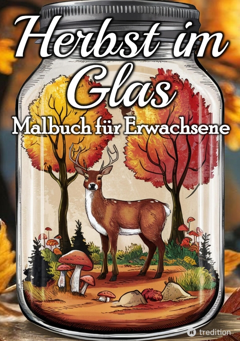 Herbst Malbuch für Erwachsene - Miniaturwelten Pocket World Taschenwelt Glaswelten - Tarris Kidd