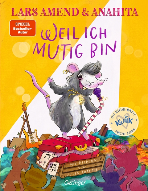 Die kleine Ratte Kwiik macht stark. Weil ich mutig bin - Lars Amend,  Anahita