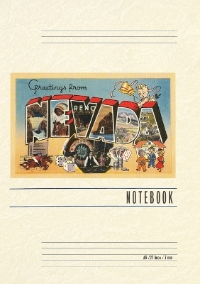 Vintage Lined Notebook Greetings from Nevada