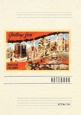 Vintage Lined Notebook Greetings from Providence