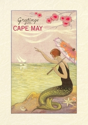 Vintage Lined Notebook Greetings from Cape May