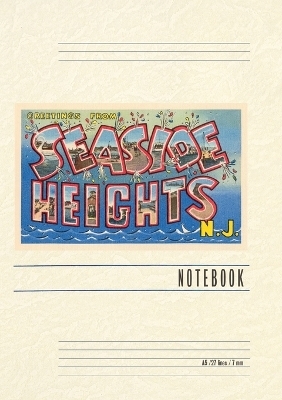 Vintage Lined Notebook Greetings from Seaside Heights, New Jersey