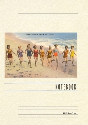 Vintage Lined Notebook Greetings from La Jolla, California