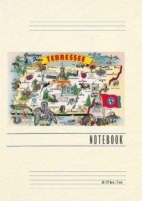 Vintage Lined Notebook Greetings from Tennessee