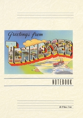 Vintage Lined Notebook Greetings from Tennessee