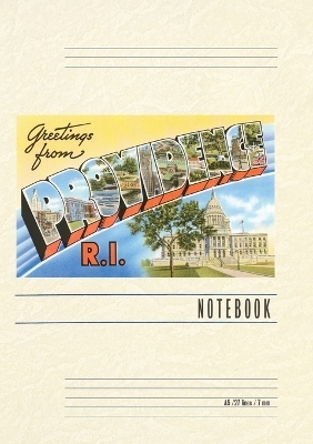 Vintage Lined Notebook Greetings from Providence