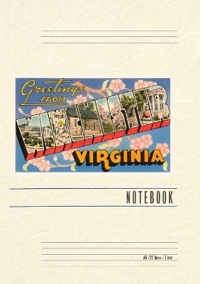 Vintage Lined Notebook Greetings from Winchester