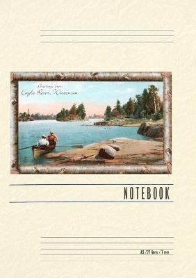 Vintage Lined Notebook Greetings from Eagle River, Wisconsin