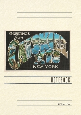 Vintage Lined Notebook Greetings from the Catskill Mountains, New York