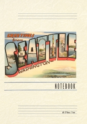 Vintage Lined Notebook Greetings from Seattle