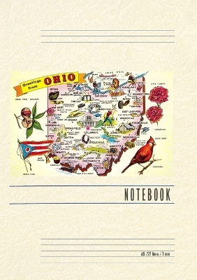 Vintage Lined Notebook Greetings from Ohio