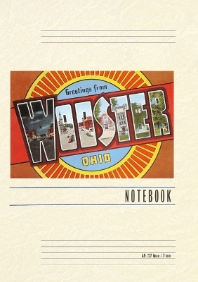 Vintage Lined Notebook Greetings from Wooster