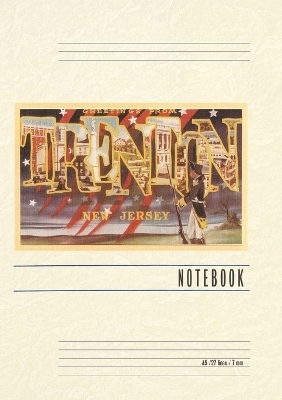 Vintage Lined Notebook Greetings from Trenton, New Jersey