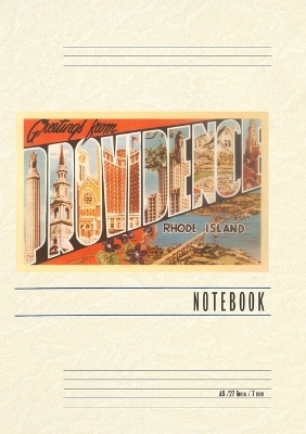 Vintage Lined Notebook Greetings from Providence