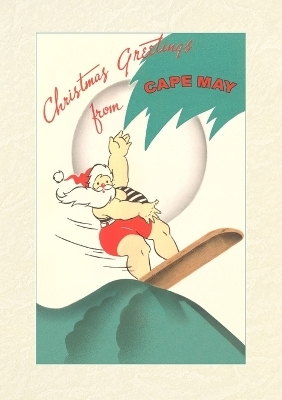 Vintage Lined Notebook Christmas Greetings from Cape May