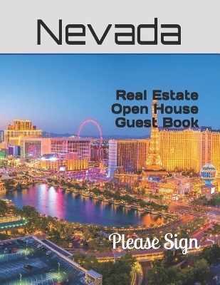 Nevada Real Estate Open House Guest Book - Lisa Marie Smith