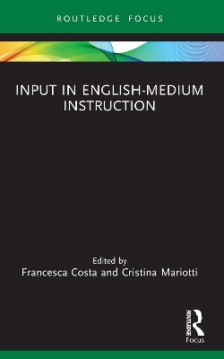 Input in English-Medium Instruction - 