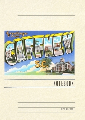 Vintage Lined Notebook Greetings from Gaffney