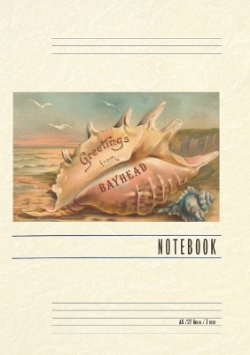 Vintage Lined Notebook Greetings from Bay Head, New Jersey