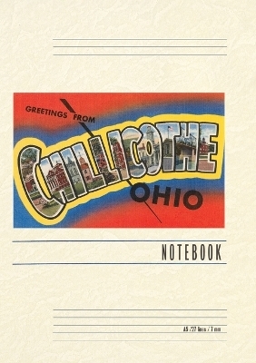 Vintage Lined Notebook Greetings from Chillicothe