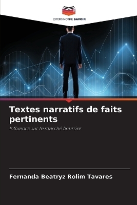 Textes narratifs de faits pertinents - Fernanda Beatryz Rolim Tavares