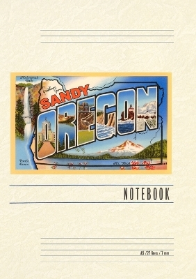 Vintage Lined Notebook Greetings from Sandy