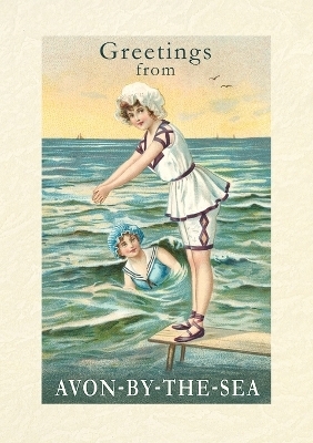 Vintage Lined Notebook Greetings from Avon-by-the-Sea