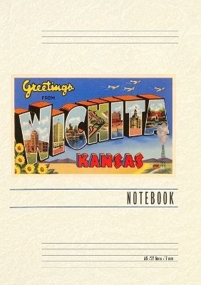 Vintage Lined Notebook Greetings from Wichita