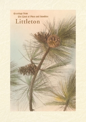 Vintage Lined Notebook Greetings from Littlelton