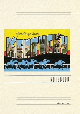 Vintage Lined Notebook Greetings from Kentucky