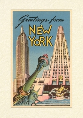 Vintage Lined Notebook Greetings from New York City