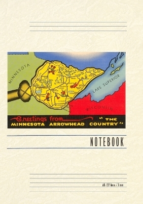 Vintage Lined Notebook Greetings from Arrowhead Country