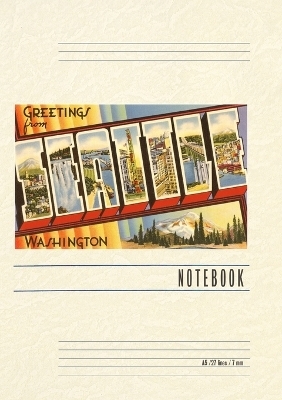 Vintage Lined Notebook Greetings from Seattle